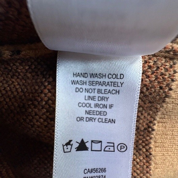 SPLENDID $168 Leopard Print Duster Cardigan, Boho Knit Sweater Tan Brown MED EUC - Picture 8 of 11